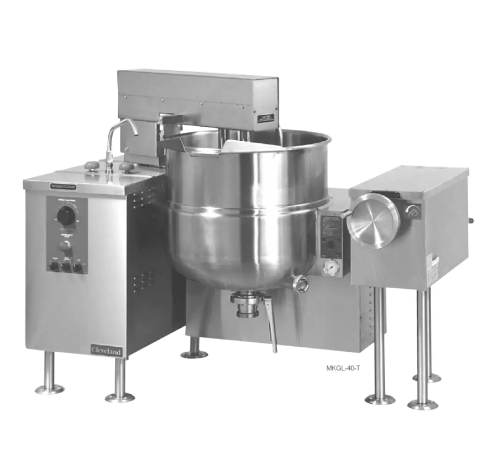 cooking kettle with gas operated 1000lits 22