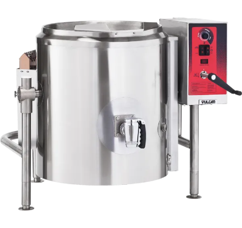 cooking kettle with gas operated 600lits